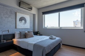 Apartment, 3 Bedrooms, Balcony, Sea View | Blackout drapes, iron/ironing board, free WiFi - The Penthouse - 3BR Seaview in Larnaca (Larnaca)