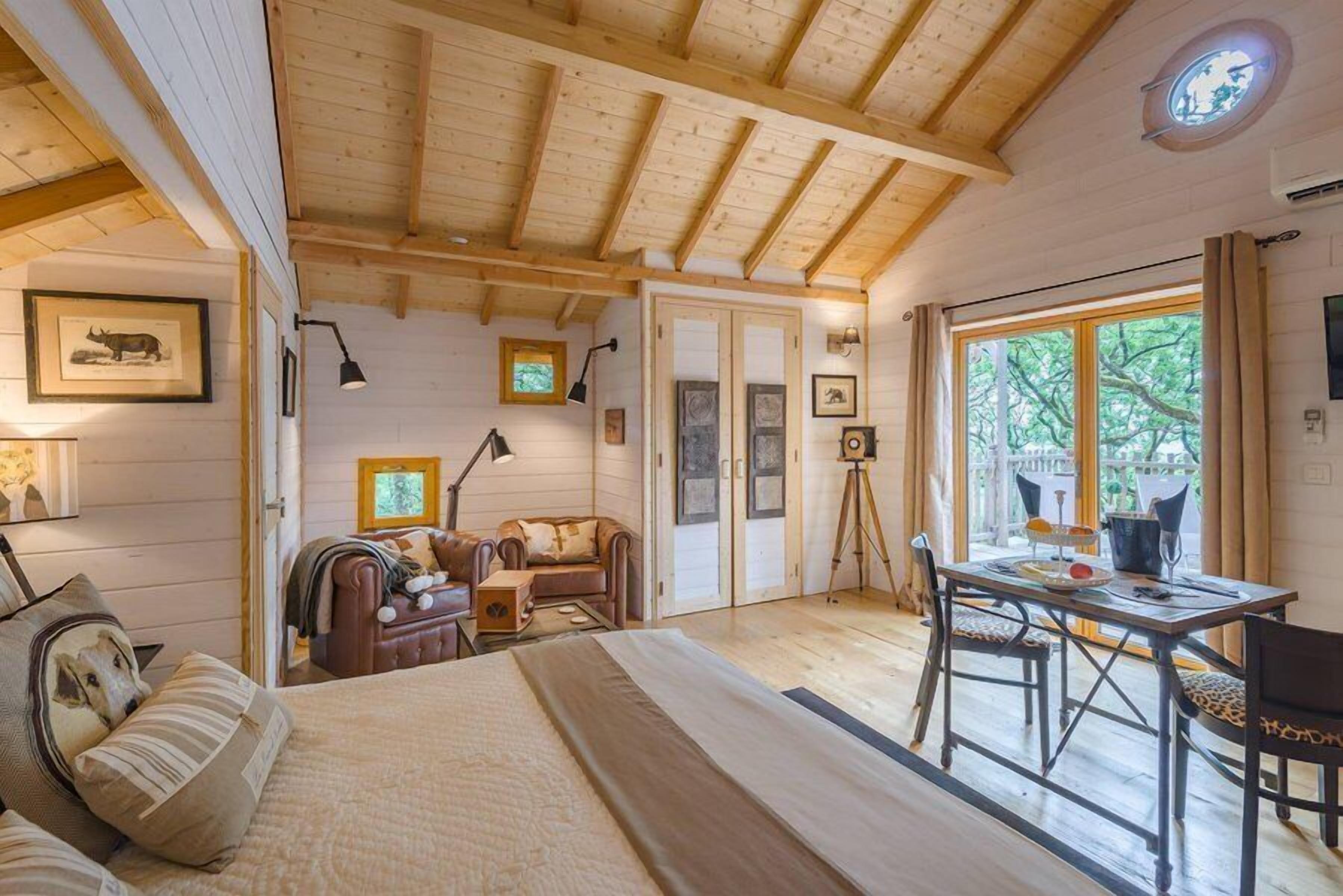 Cabane OUT OF AFRICA, perchée avec SPA privatif | Ropa de cama de alta calidad y ropa de cama