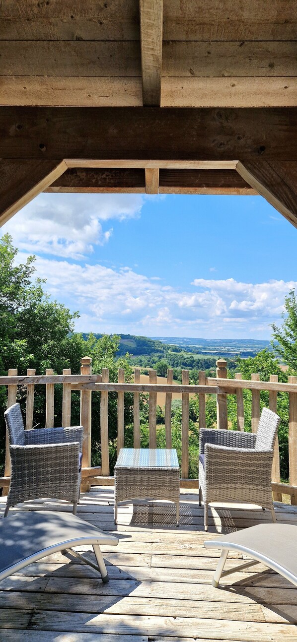 Cabane DAIMS plain pied, SPA privatif et vue panoramique