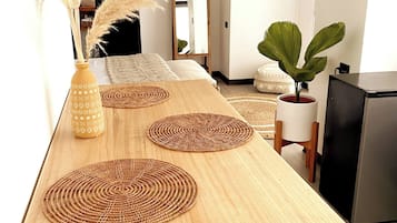 Casa, 1 quarto, para fumantes, vista para a montanha | Opções para refeição