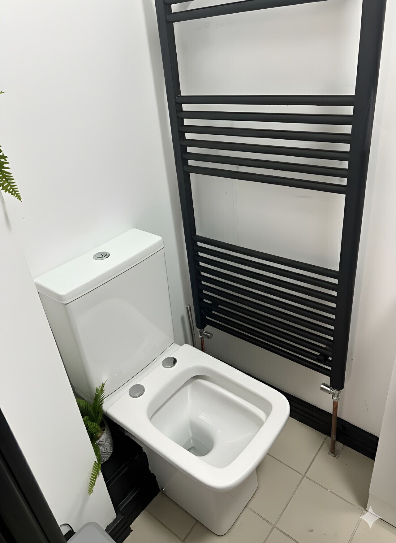 Shower, towels, soap, shampoo