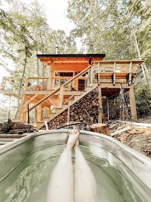 Bain à remous extérieur