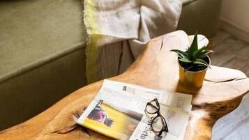 豪華公寓, 露台, 城市景 | 客廳 | 電視