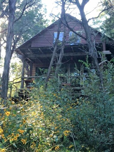 Rustic Two-Bedroom Cabin Rental on Hamilton Creek in Texas Hill Country