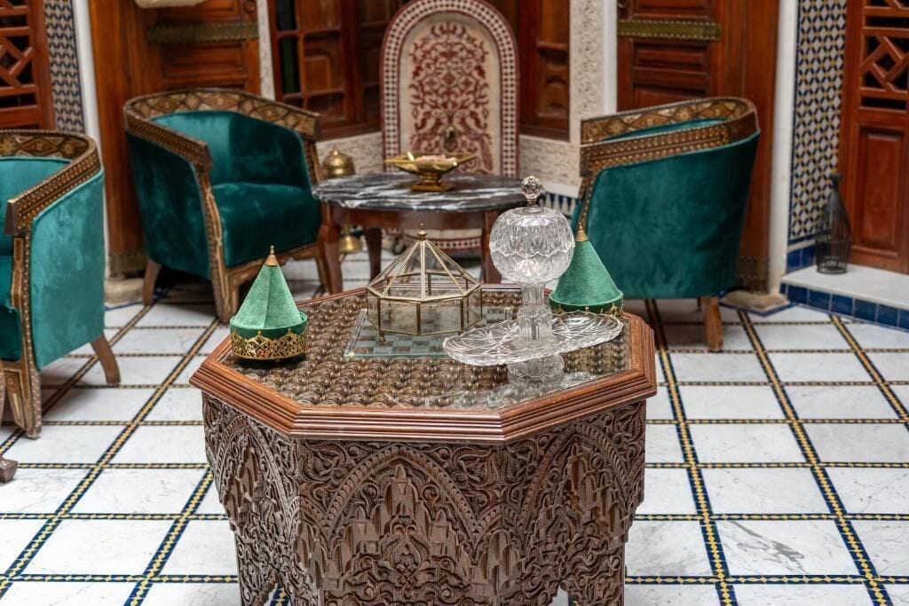 高級雙人房, 庭院, 庭園景觀 | 房內用餐區