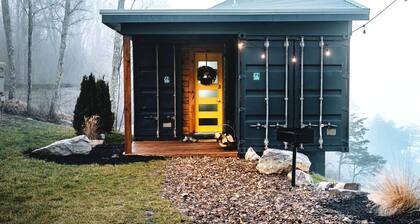 Romantic Container Beautifully Design with Deck in Georgia