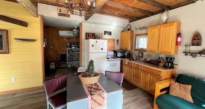 Two-Story Cabin Rental for Large Groups along Hamilton Creek in Marble Falls, Texas