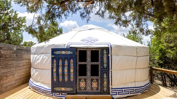 Exterior - Secluded Romantic Yurt with Hot Tub in Wimberley, Texas (Wimberley)