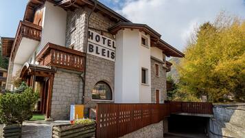 Voorkant van accommodatie