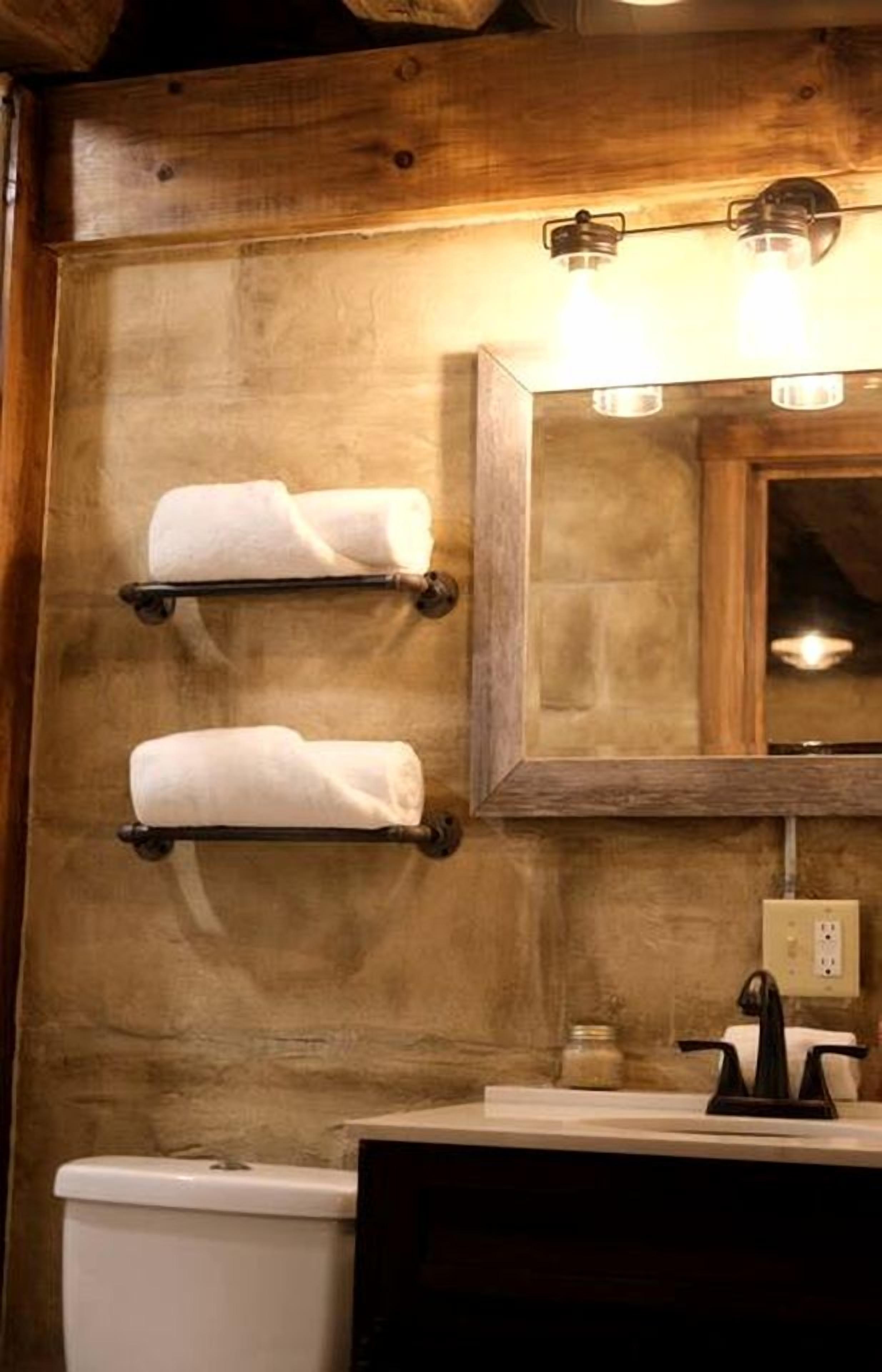 Towels, soap, shampoo