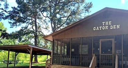 The Gator Den at Caddo Lake in Karnack, Texas