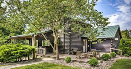 Exquisite Cabin with Amazing Interior and Exterior in Sarahsville, Ohio