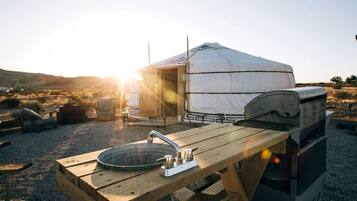 Opções para refeição ao ar livre