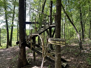 Property grounds - Radiant Forest Vacation Rental Haven Near Piney River, Tennessee (Grandview)