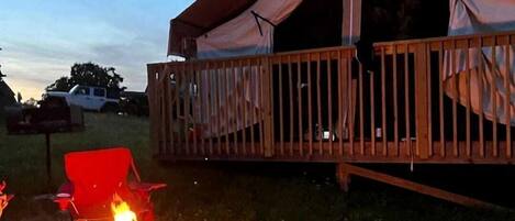 Overnatningsstedets område