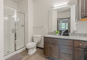 Apartment | Bathroom - Luxe 3BR Suite in North Raleigh (Raleigh)