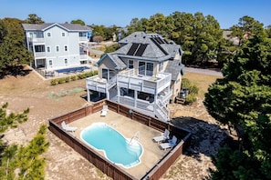 Exterior - Pet Friendly Coastal Cottage in Corolla, North Carolina, Complete with Outdoor Pool and Private Hot Tub (Corolla)