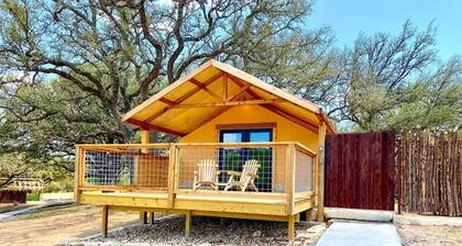 Beautiful Tented Cabin in Texas for Glamping by Guadalupe River