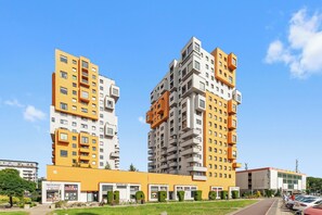 Fassade der Unterkunft