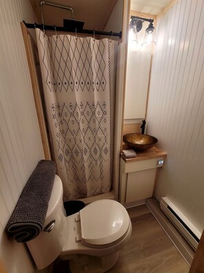Hair dryer, towels