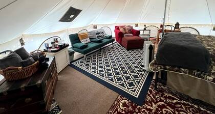 Magical Glamping Tent in the Woods near Stone Mountain State Park, North Carolina