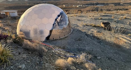 Unique and Pet Friendly Glamping Dome with Views of Big Bend National Park, Perfect for a Texas Glamping Getaway
