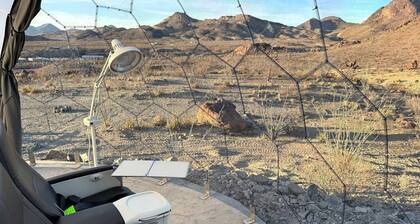 Unique and Pet Friendly Glamping Dome with Views of Big Bend National Park, Perfect for a Texas Glamping Getaway