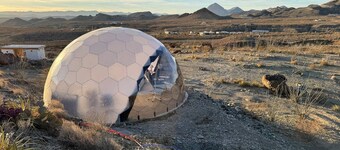 Unique and Pet Friendly Glamping Dome with Views of Big Bend National Park, Perfect for a Texas Glamping Getaway