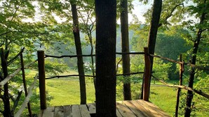 Unclassified image, 4 of 16, button - Cozy Treehouse Tent with Forest Trails near Waterfalls in Cumberland Plateau, TN (Grandview)