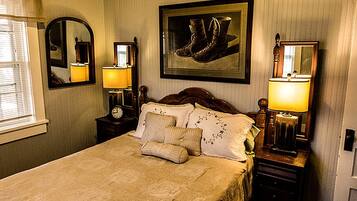 1 dormitorio, caja fuerte, tabla de planchar con plancha y wifi