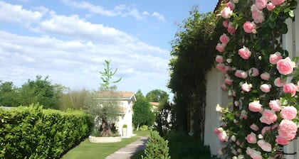 Guesthouse 'Les Hortensias du Monastère' with Private Pool, Shared Terrace, and Wi-Fi