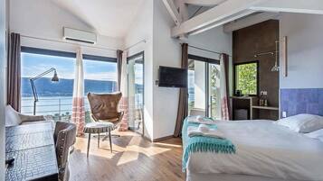 Luxe beddengoed, een minibar, gratis wifi, individueel gedecoreerd