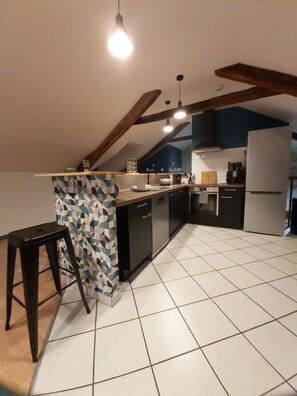 华丽公寓, 山景 | 私人厨房