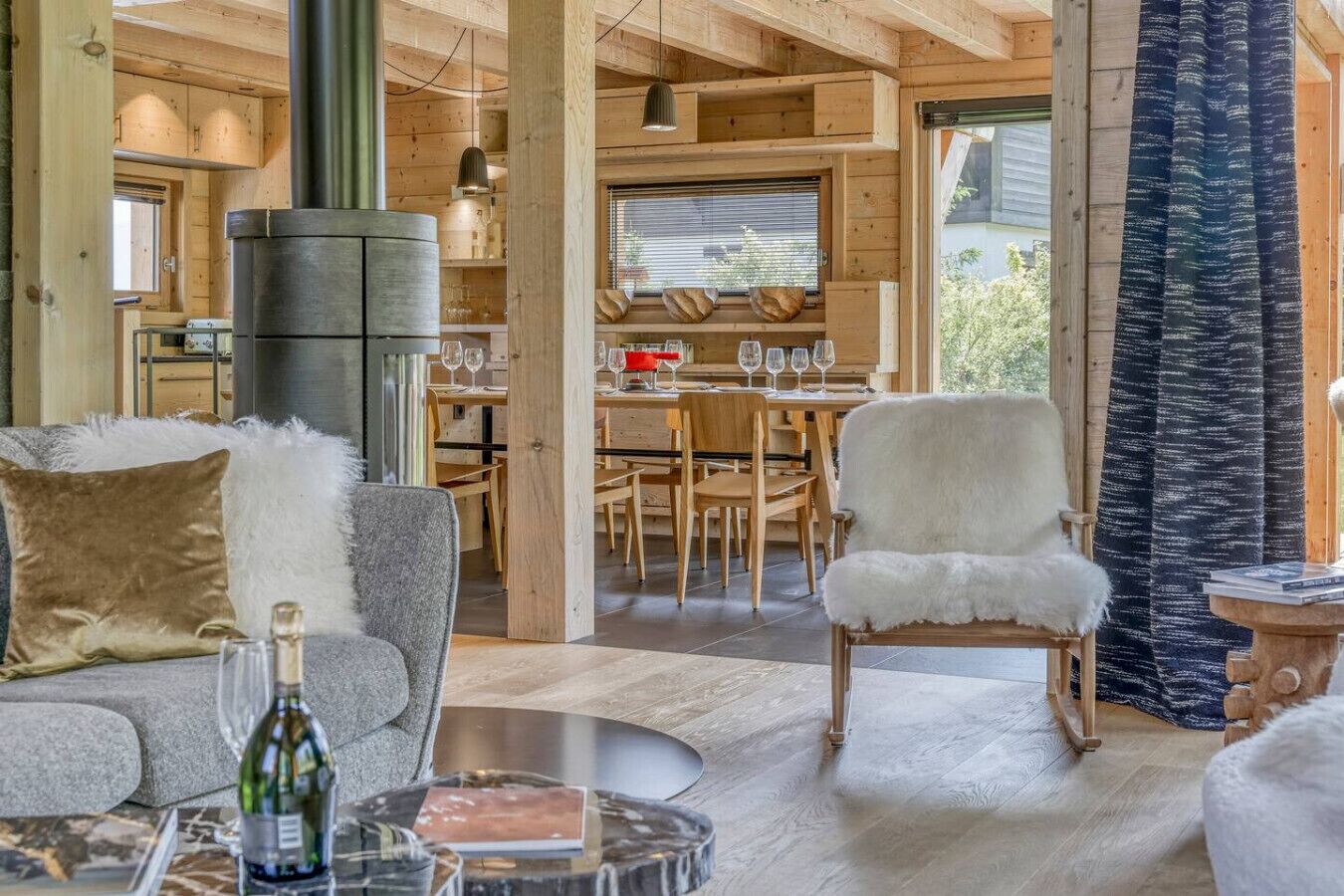 Monte Bianco - Chalet Vue Mt-blanc | 8pax | Bain Nordique | Sauna - Combloux