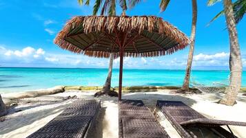 Beach nearby, white sand