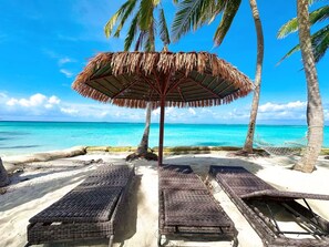 Beach nearby, white sand