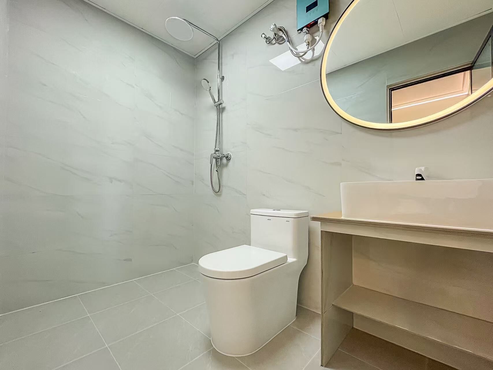 Romantic Twin Room, Ocean View | Bilik Mandi | Pancuran mandi, hulu semburan mandi hujan 