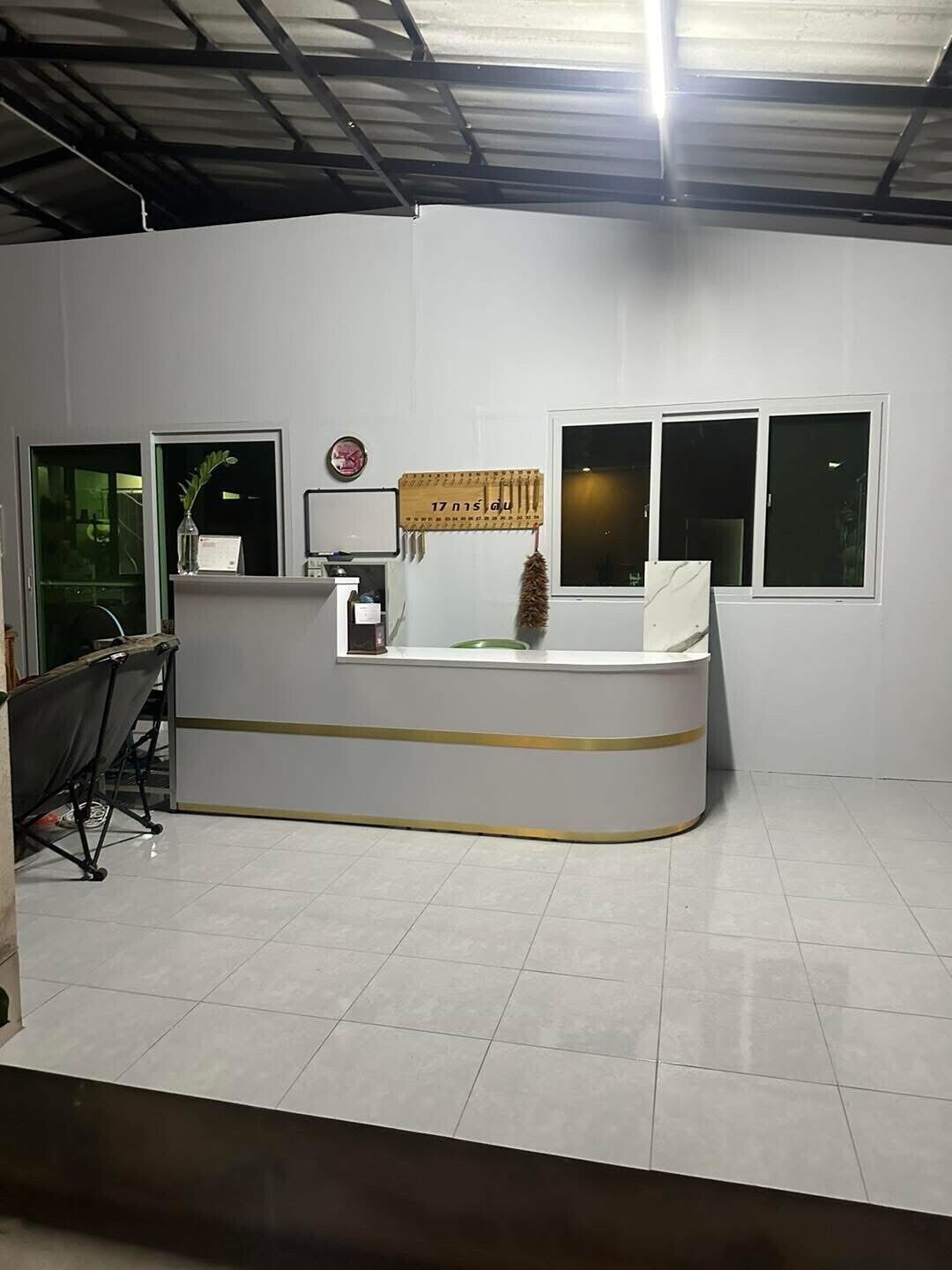 Overnatningsstedets facade