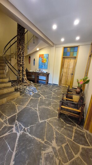Interior entrance