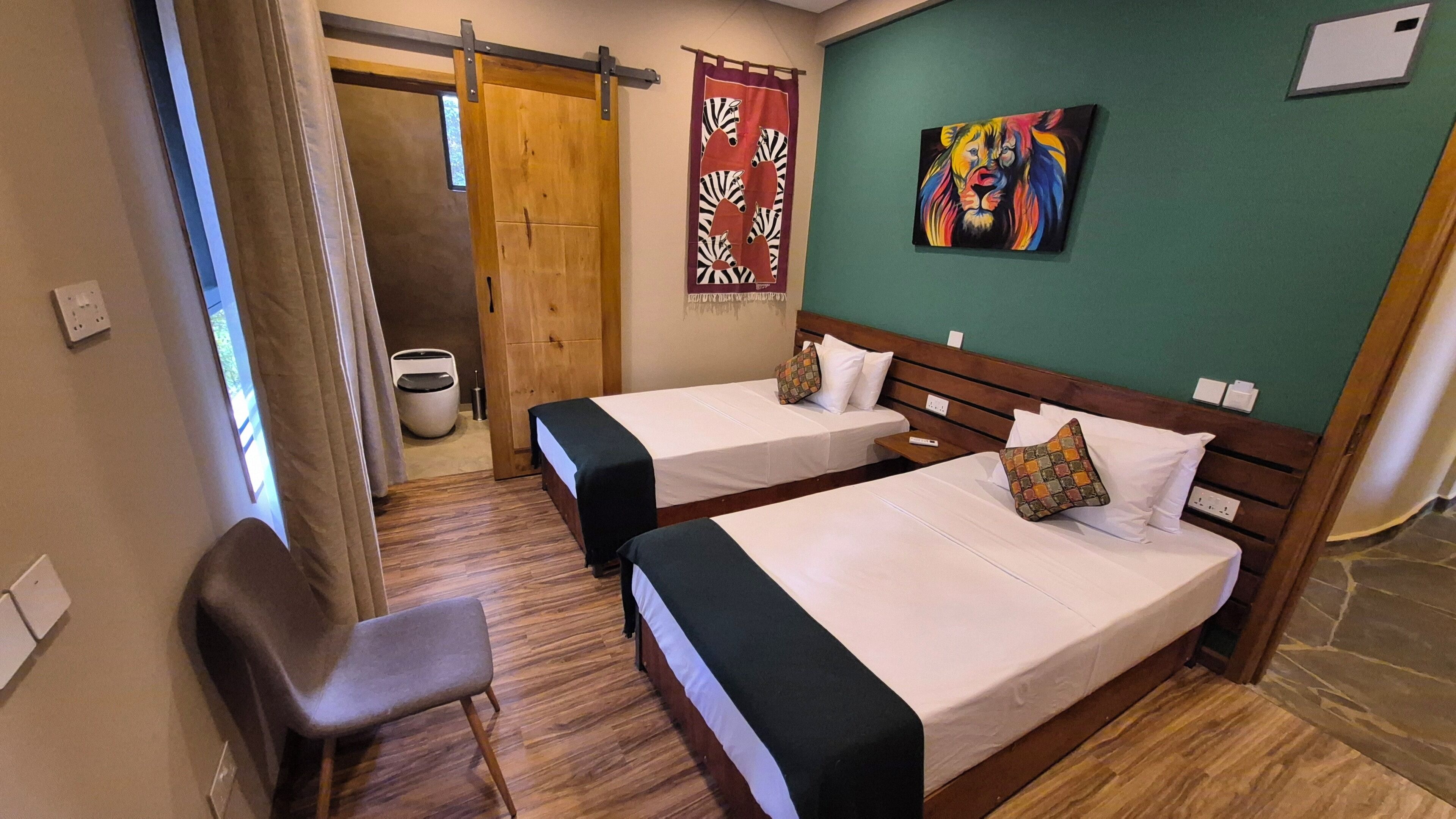 Deluxe Twin Room, Patio, Garden View | Premium bedding, Tempur-Pedic beds, soundproofing, WiFi (free)
