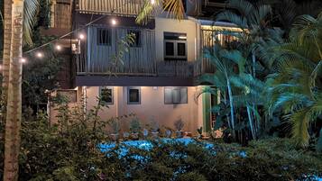 Front of property – evening/night