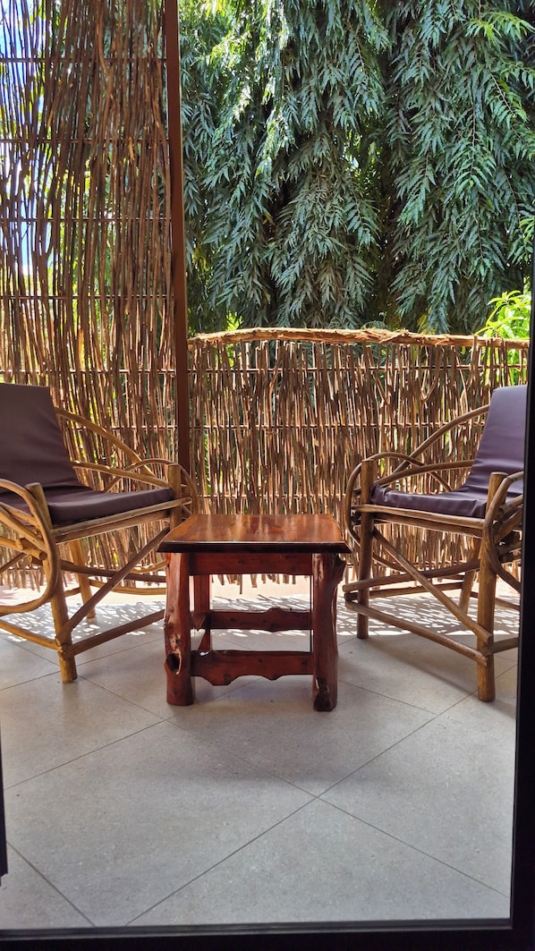 Superior Double or Twin Room, Garden View | Terrace/patio