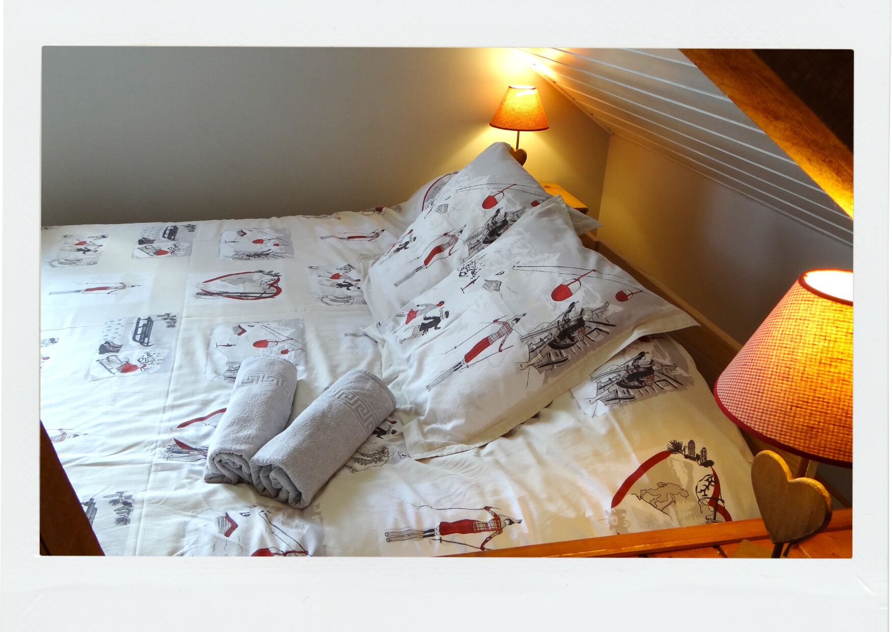 Chambre Double ou avec lits jumeaux, vue montagne | Wi-Fi gratuit