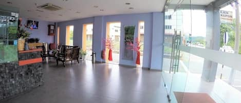 Interior entrance