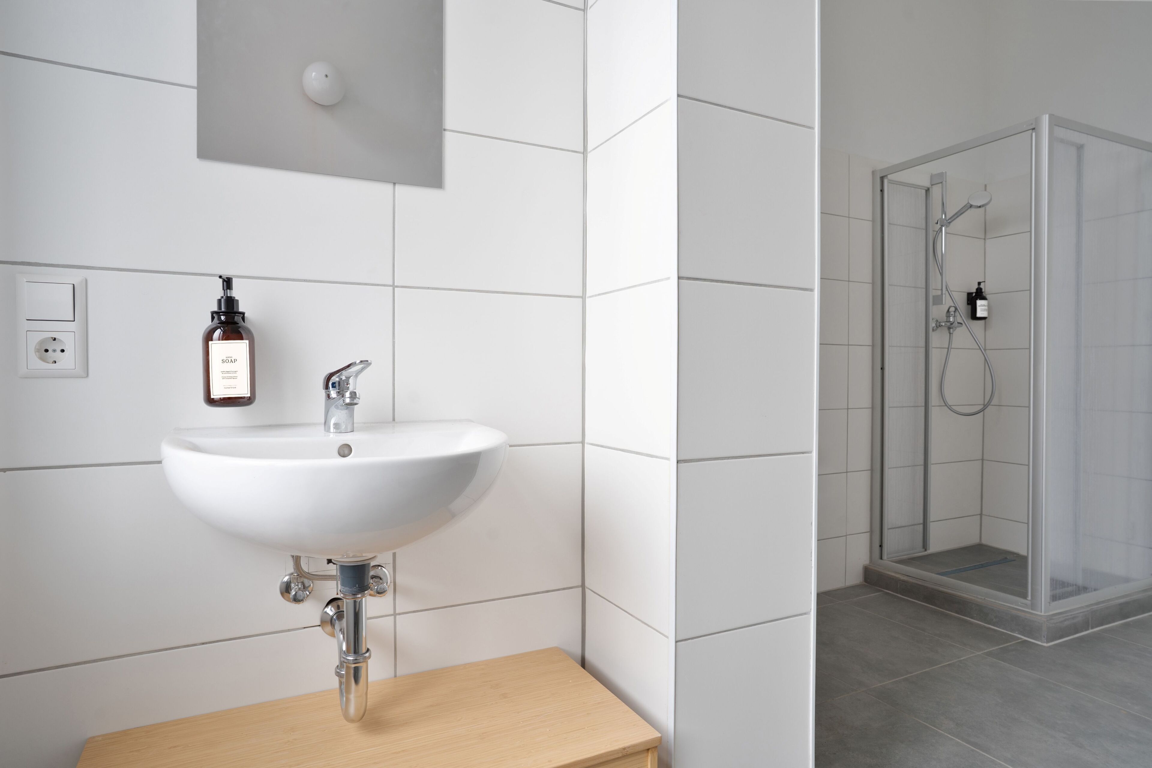 Deluxe-Apartment, 2 Schlafzimmer | Badezimmer | Haartrockner, Handtücher, Seife, Shampoo