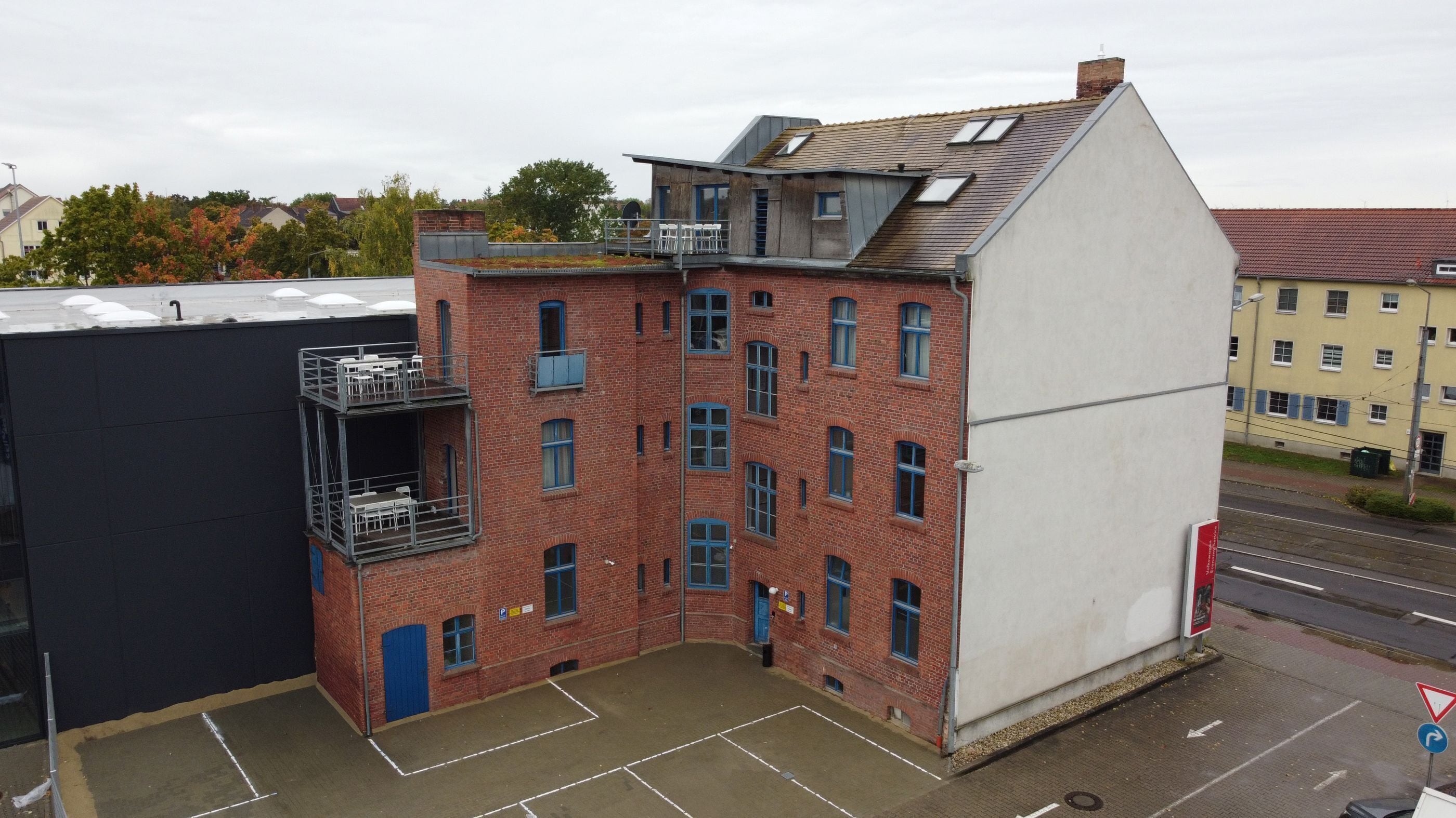 Majoituspaikan julkisivu