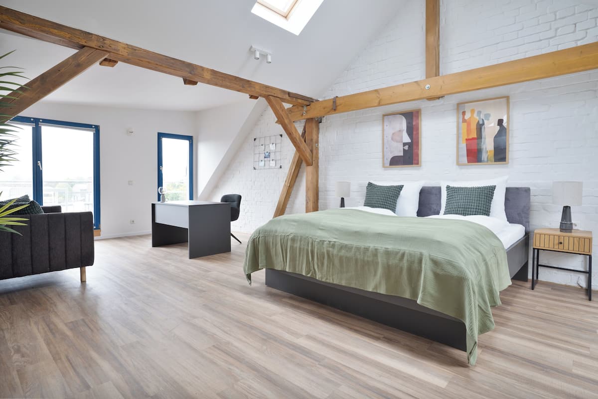 Loft Supérieur, balcon | Coin séjour