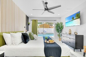 5 soverom, strykejern/-brett, reiseseng for barn og wi-fi