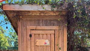 A wooden structure with a sign that reads "Always Happy Hour." - 
Dularge Fishing Hideaway!
Family and Pet friendly (Houma)