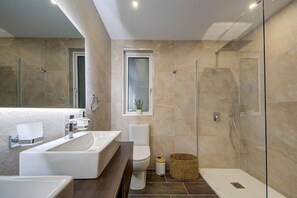 Hair dryer, towels